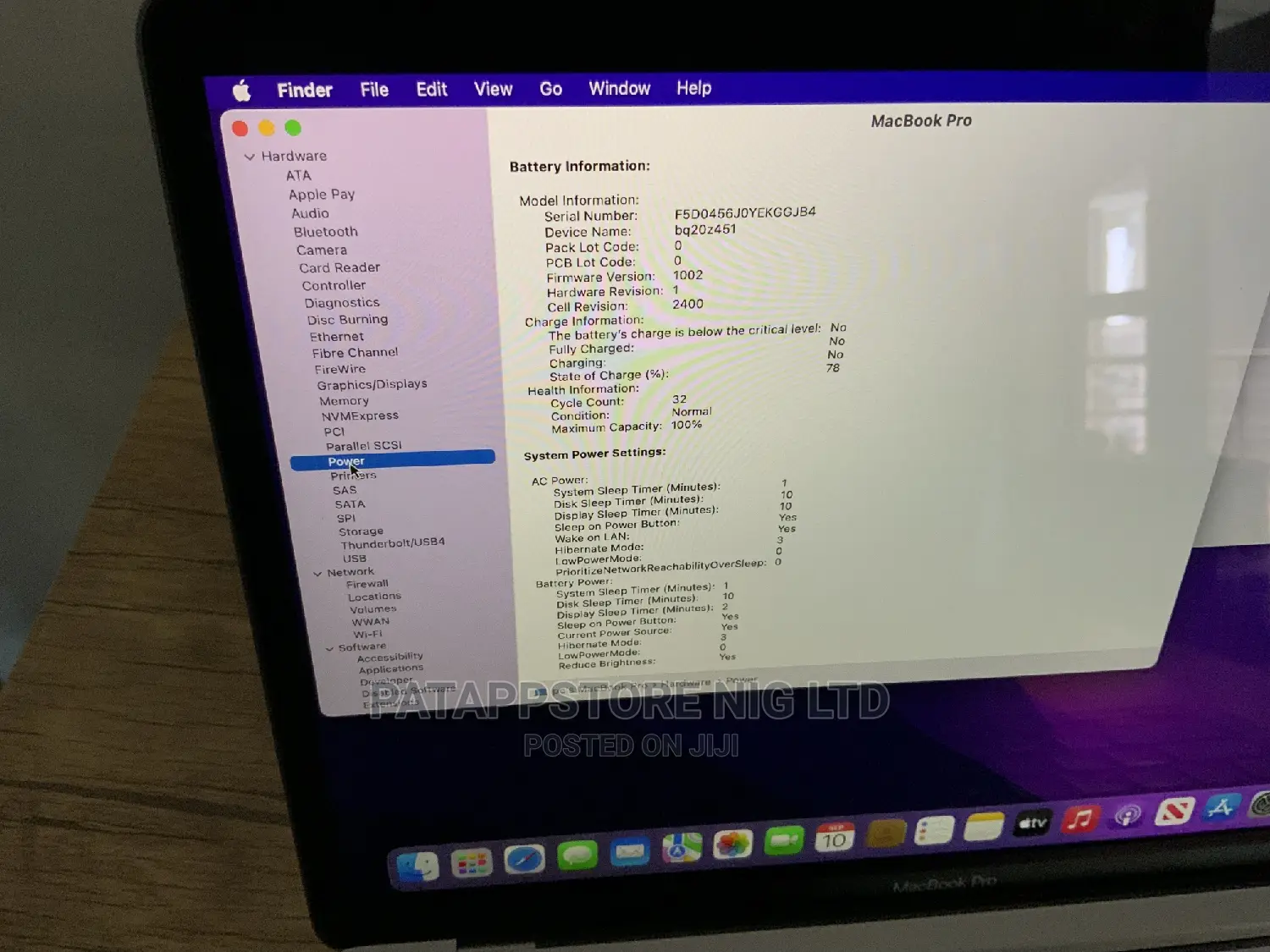 Laptop Apple MacBook 2020 8GB Apple M1 SSD 256GB