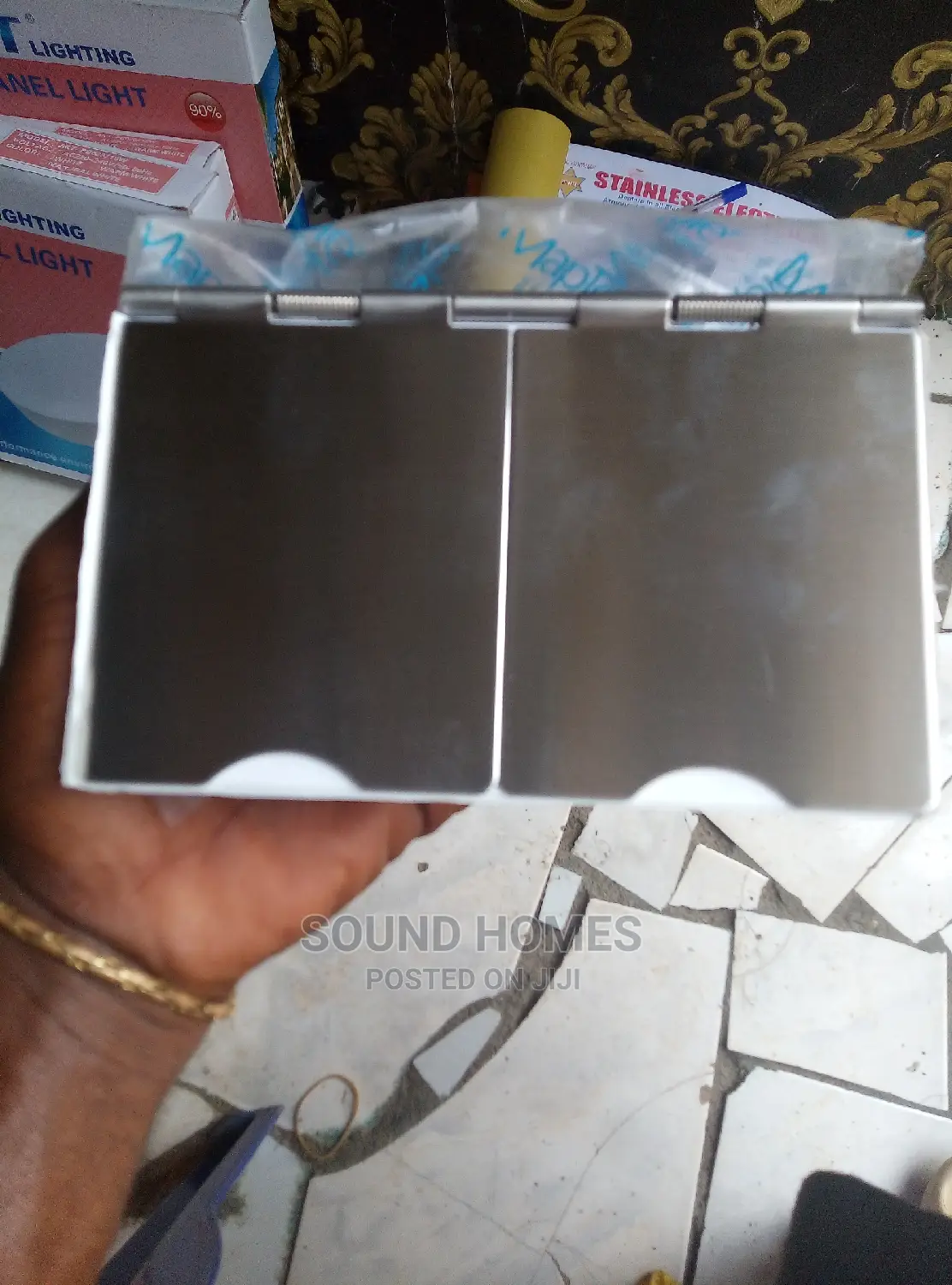 13amps Double Metal Floor Socket