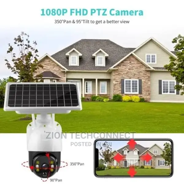 4G Solar Ptz Camera With Motion Tracking