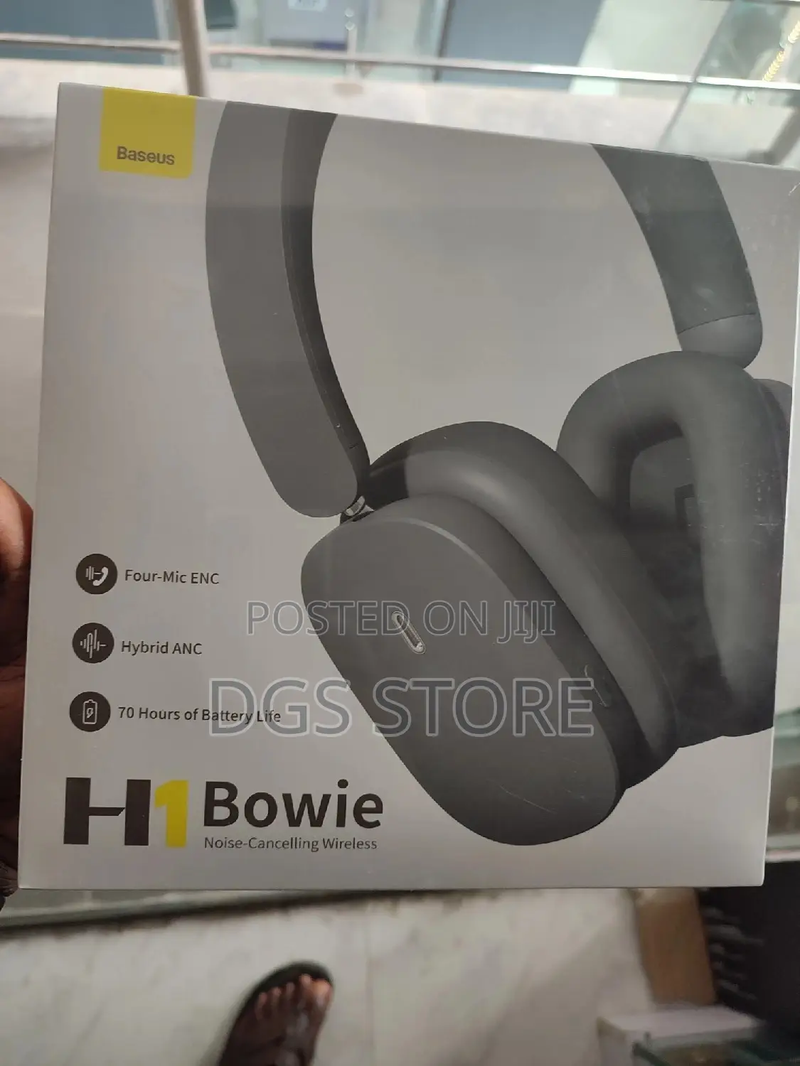 Baseus H1 Bowie Noise Cancelling Bluetooth Headphone