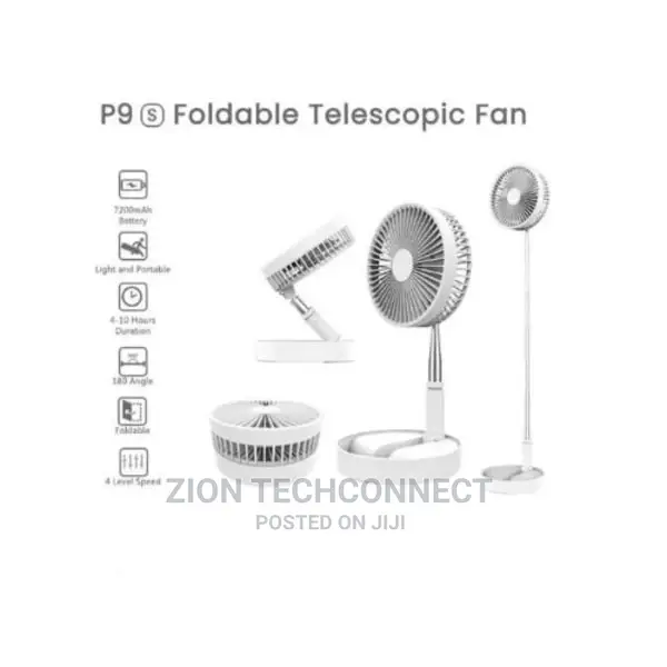 Rechargeable Foldable Travel Fan With Usb