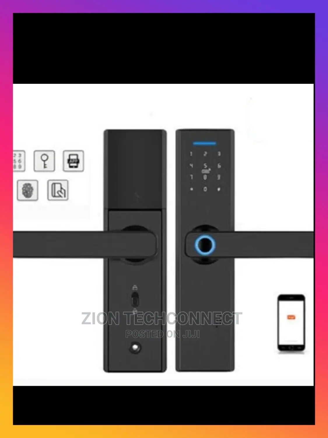 Biometric Fingerprint Security Intelligent Key Lock Wi-Fi