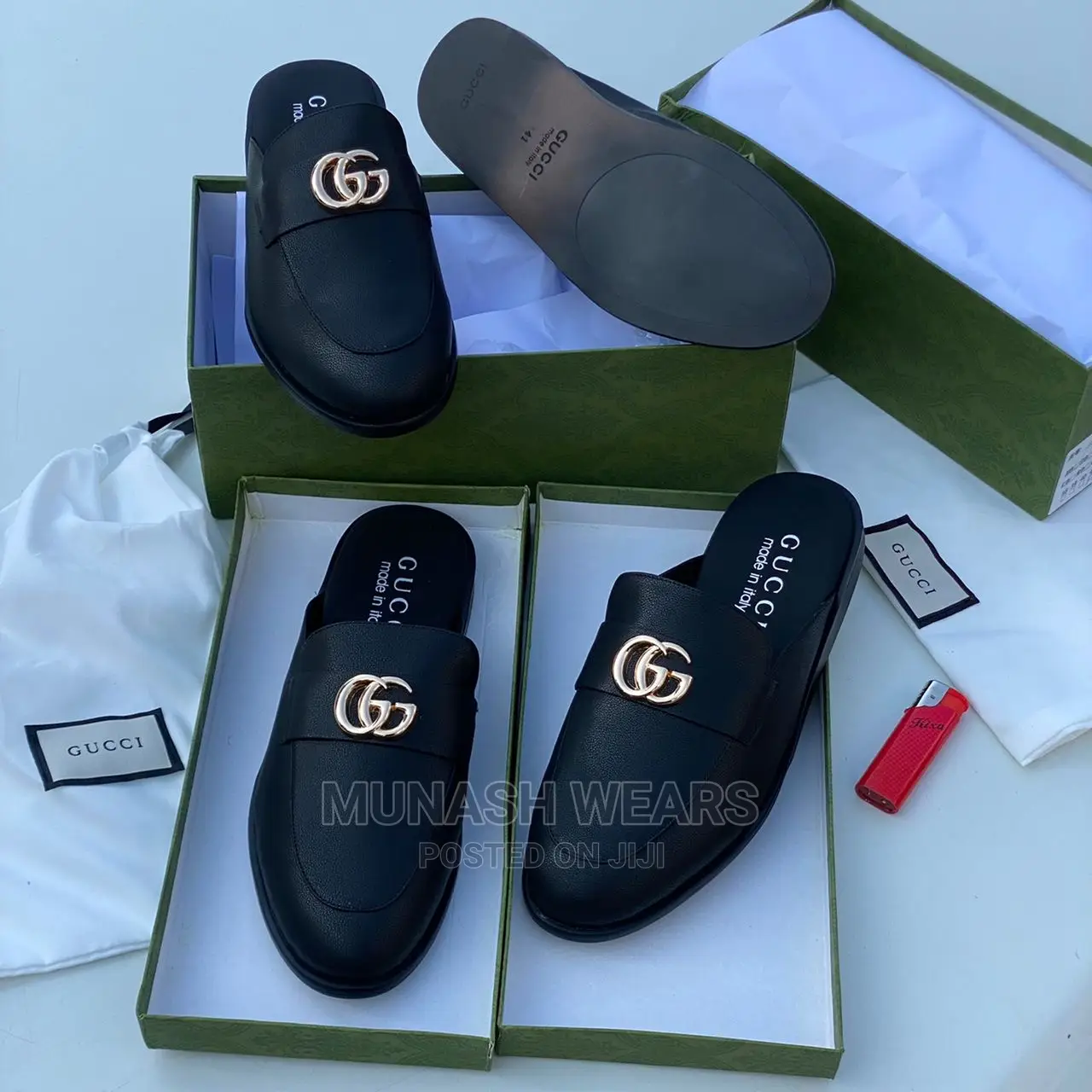 Gucci Luxury Shoe and Slip