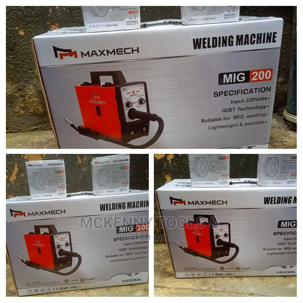Quality 1.0mm Mic Maxmech Welding Machine Mig 200