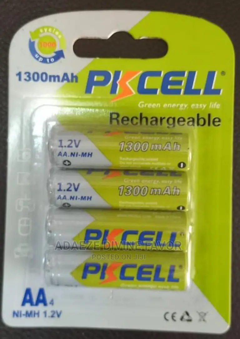 1300mah Pkcell Rechargeable Battery