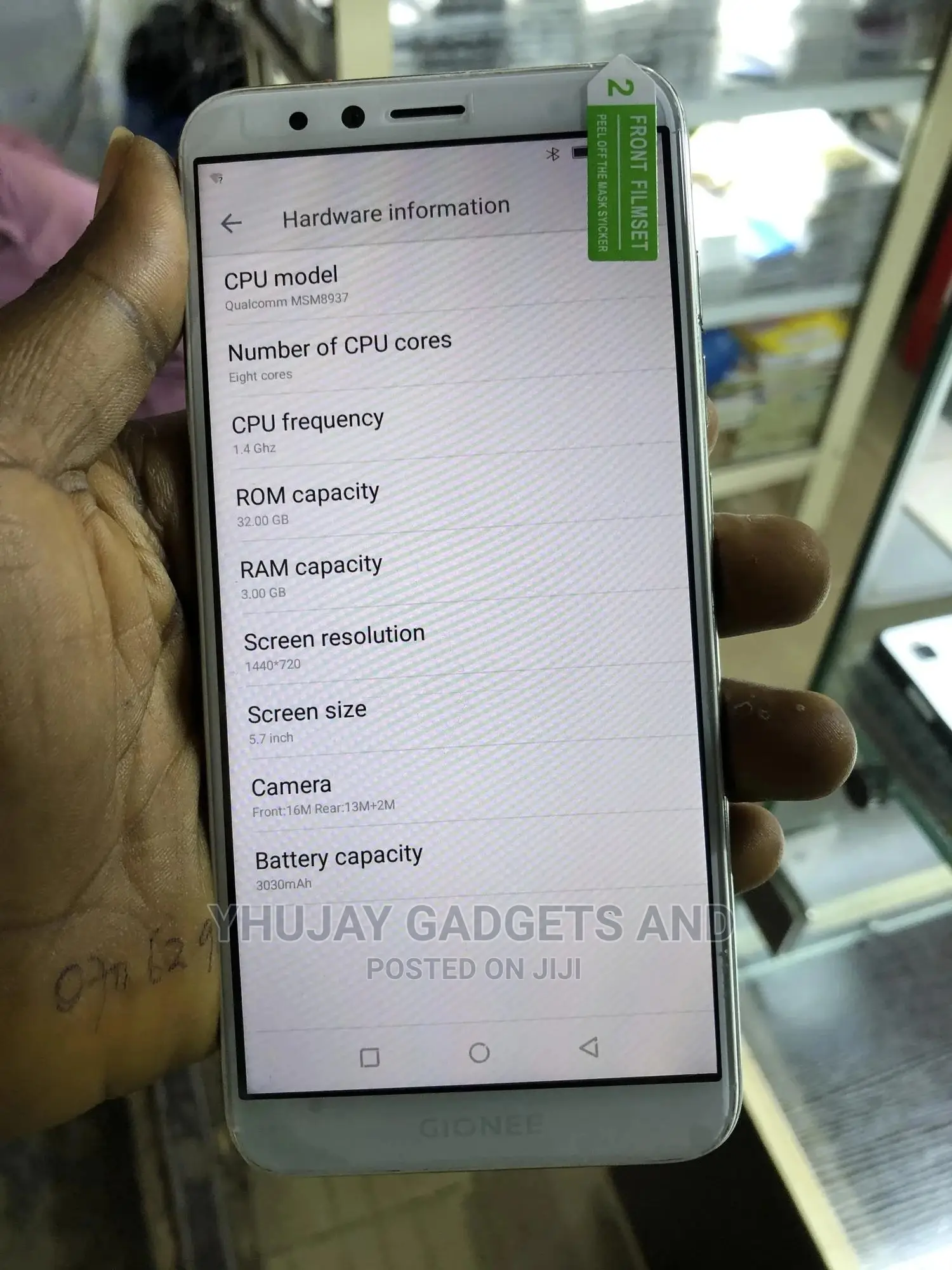 Gionee F6 32 GB Silver