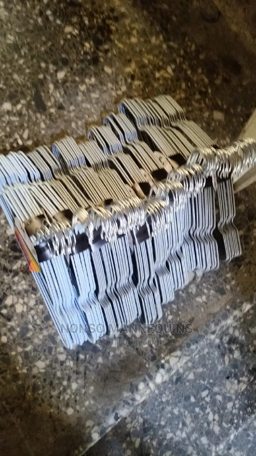 Different Colours of Coated Hangers for Clothes Display