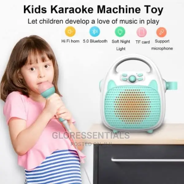 Chidren Rechargeable Karaoke Music Player With Microphone