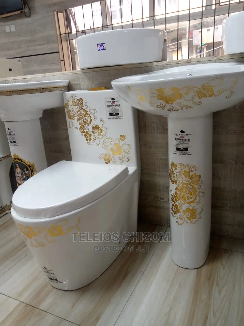 England Flowered Water Closest Full Set 1