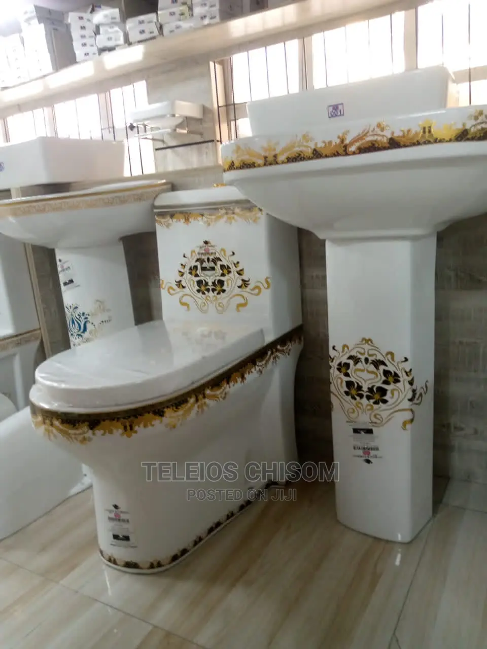 Rockford England Flowered WC Full Set 3