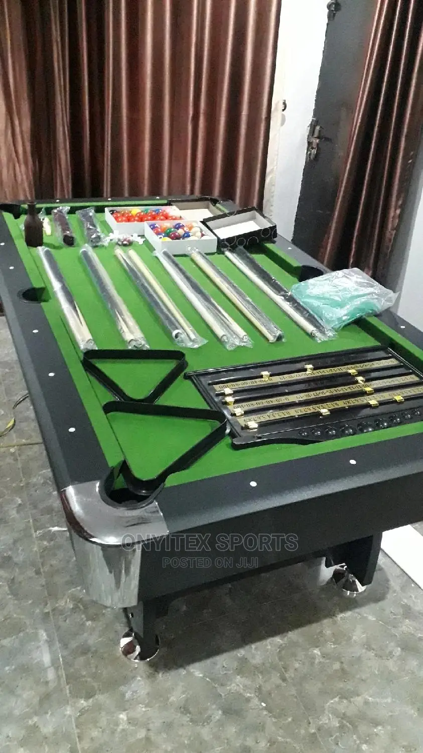 Foreign Snooker Board With Complete Accessories