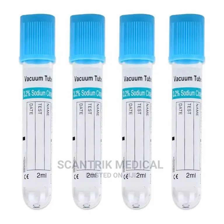 Portable Sodium Citrate Blood Sample Collection PT Tube