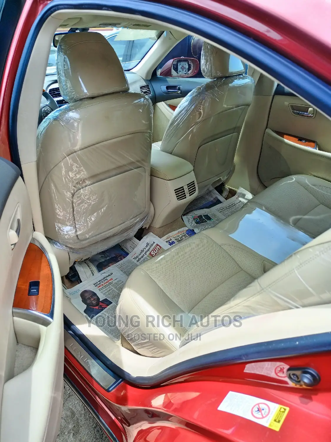 Lexus ES 350 2011 Red