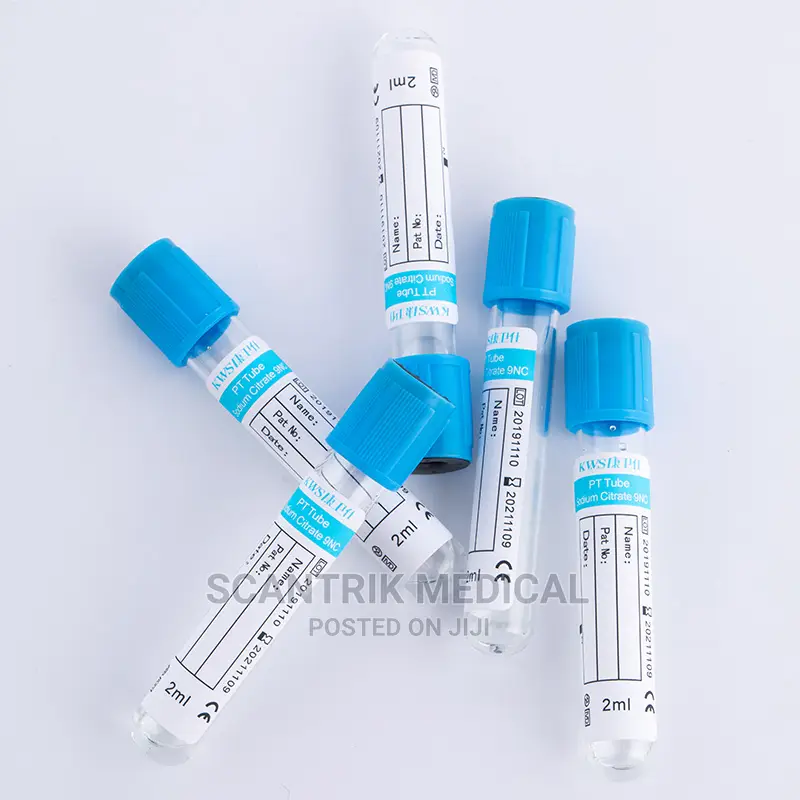 Vacuum Blood Collection Tube (Light Blue Top)