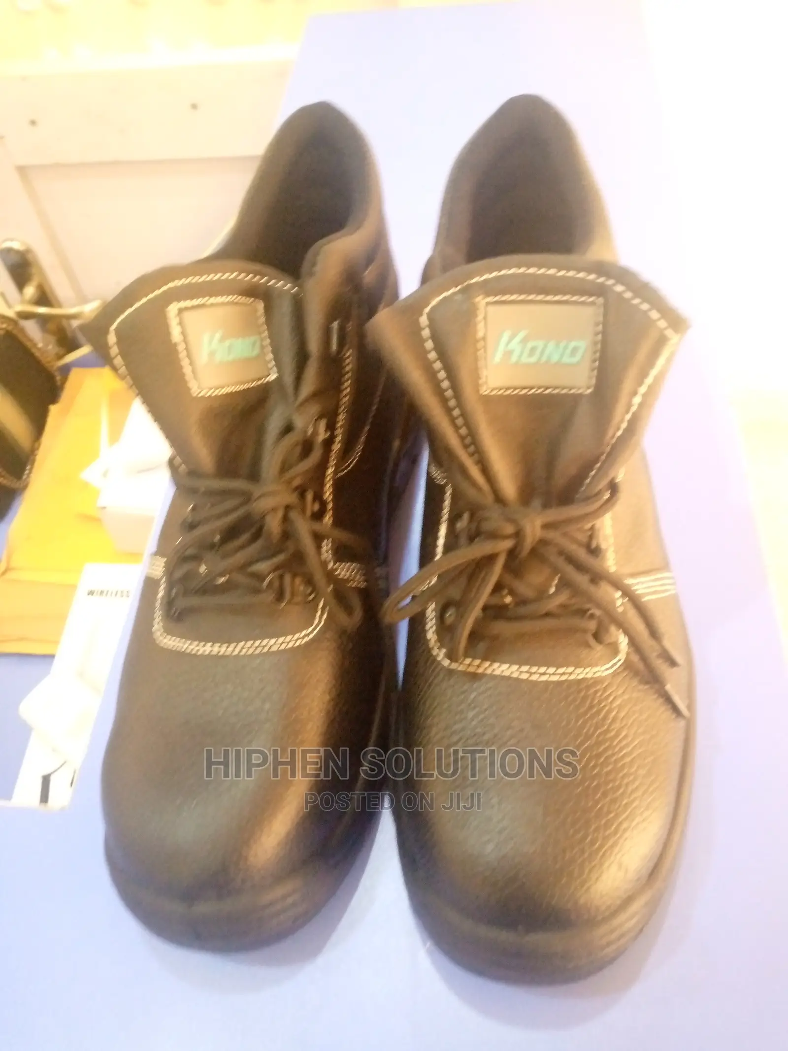 Footwear Leather Brand Safety Shoes