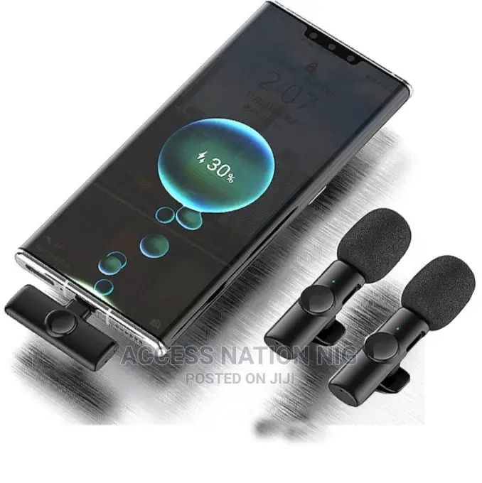 K9 2in1 Lavalier Microphone For Audio And Video Recording Ip