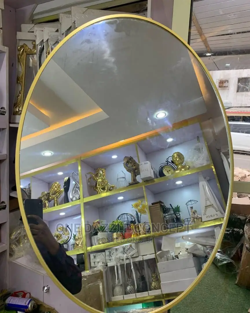 Big Size Minimalist Oval Mirror