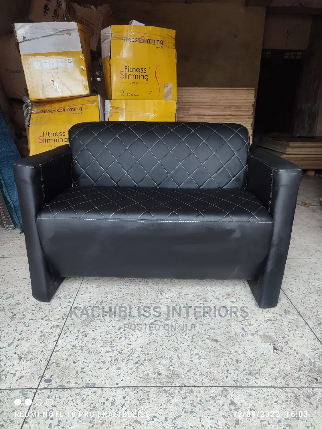 2 Seater Leather Chair