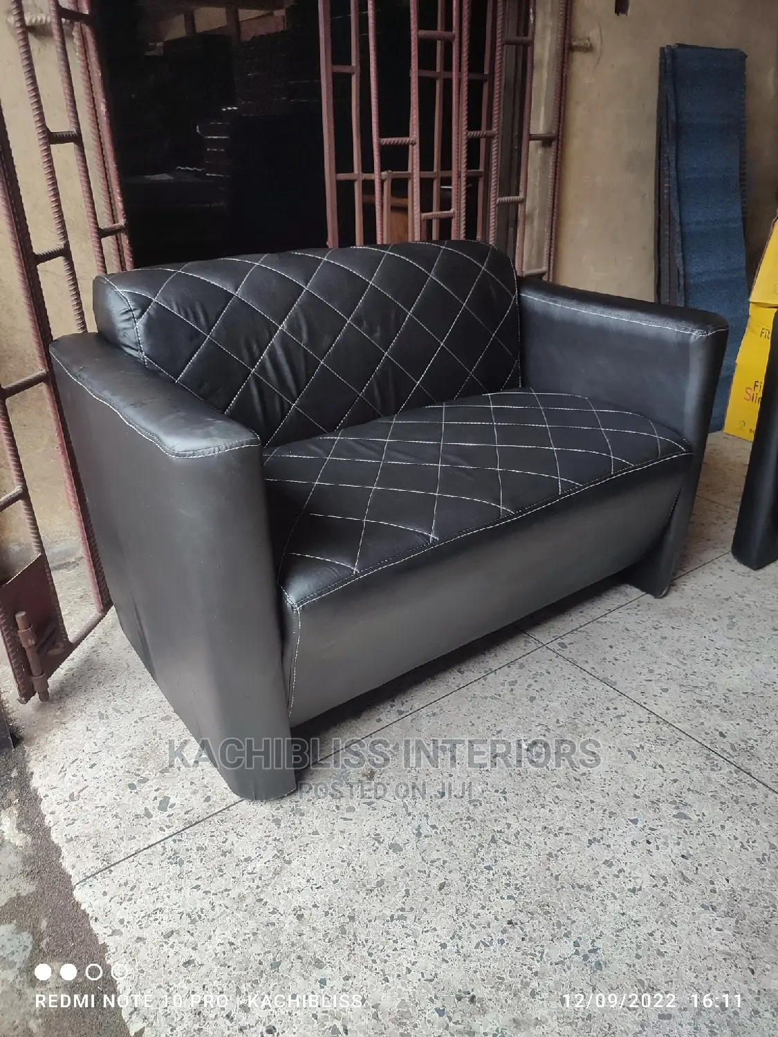 2 Seater Leather Chair
