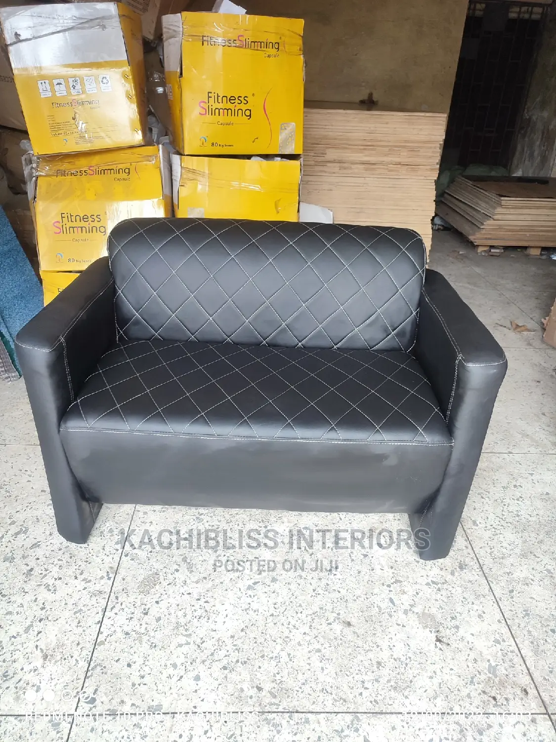 2 Seater Leather Chair