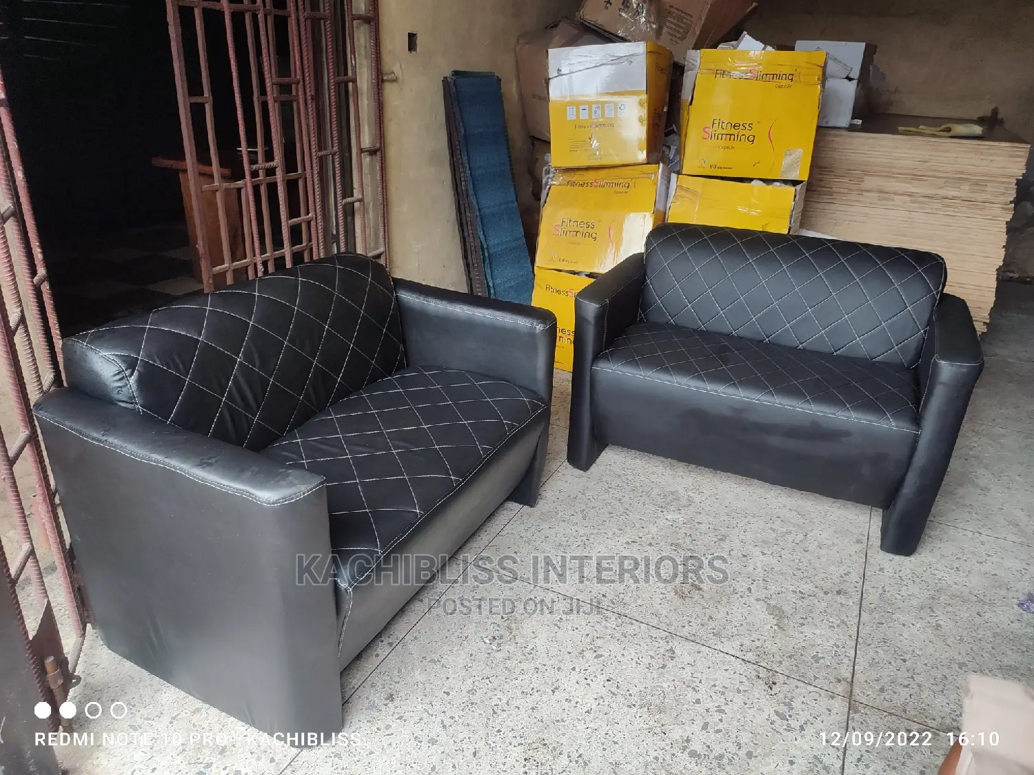 2 Seater Leather Chair