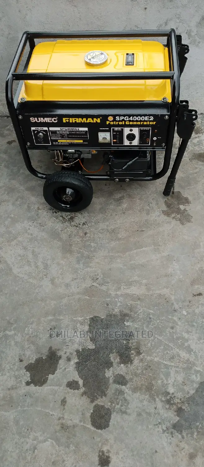 1 Month Old 3.3KVA SUMEC FIRMAN SPG4000E2 Keystart Generator