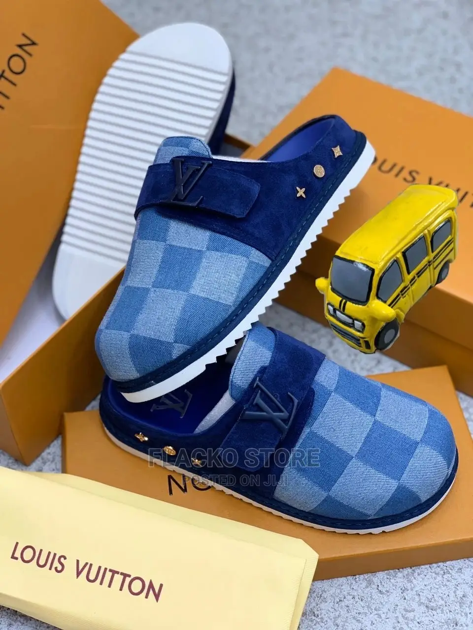 Original Louis Vuitton Half Shoes for Men Available
