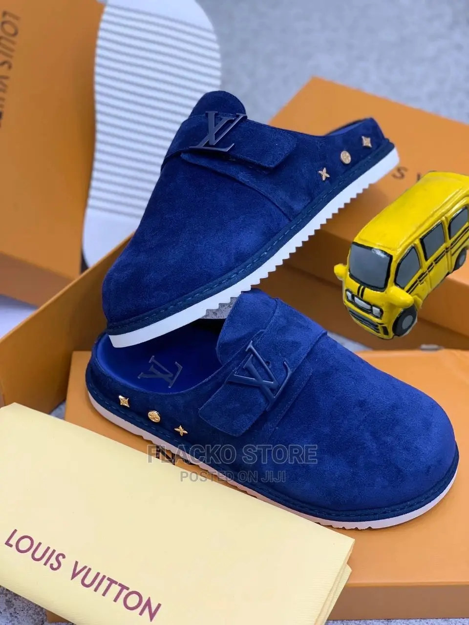 Original Louis Vuitton Half Shoes for Men Available