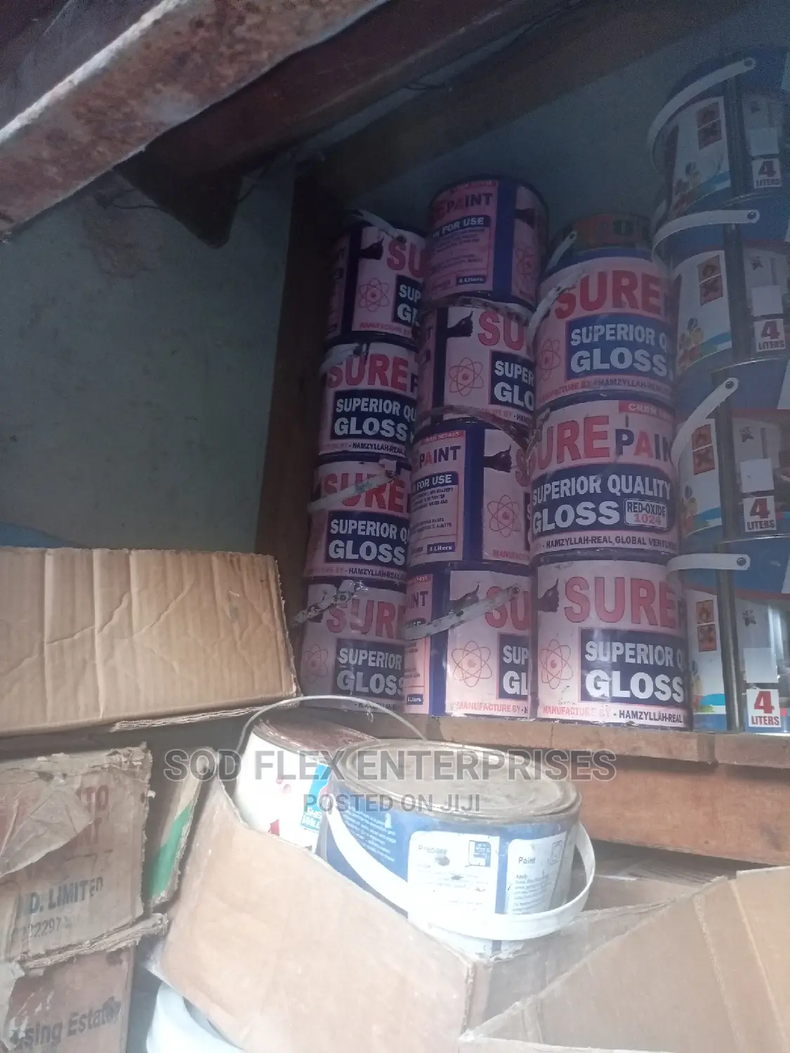4 Liters Red Oxide Paint