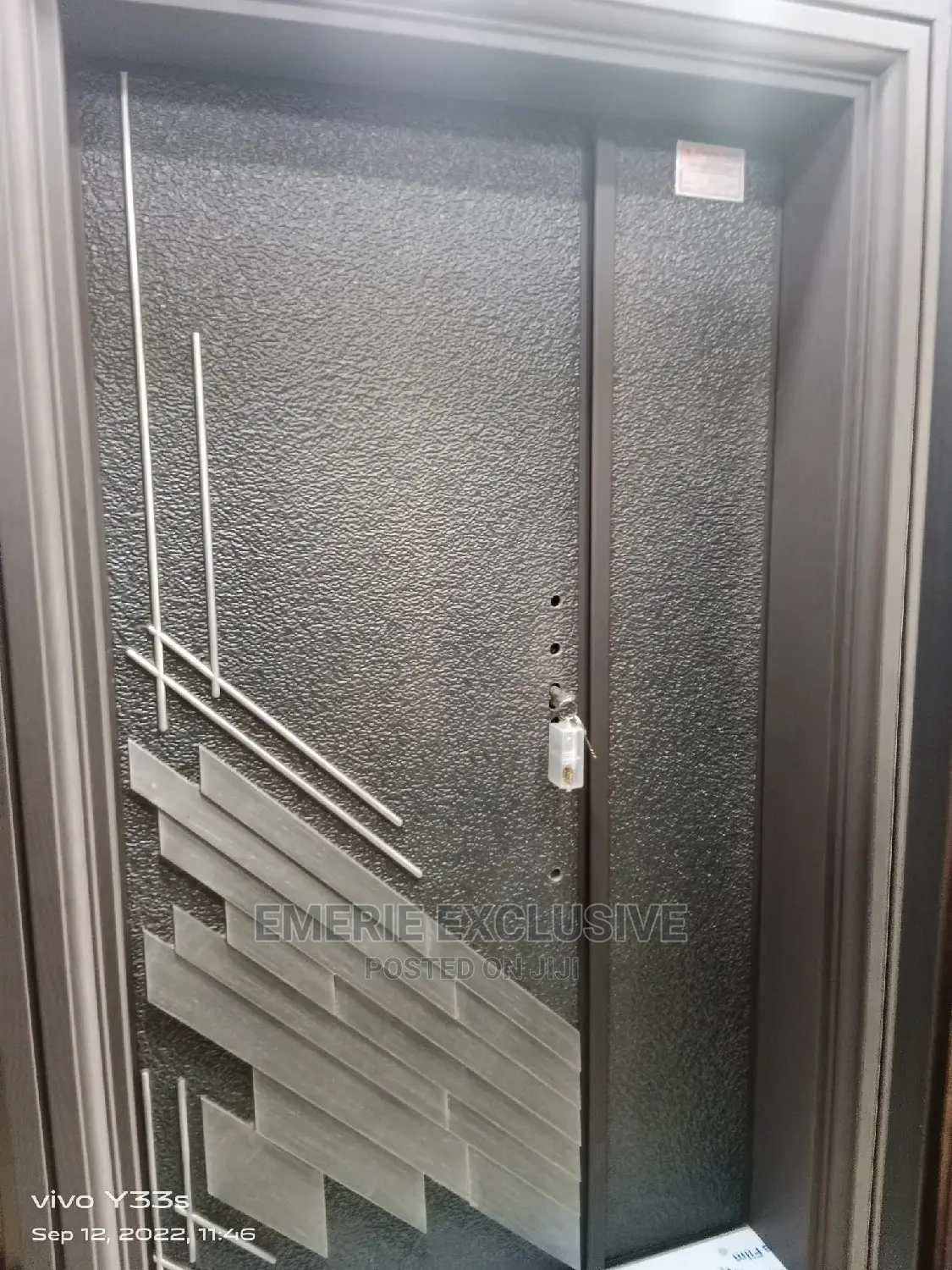 4ft:9inche Frame Casted Bullet Proof Security Entrance Door