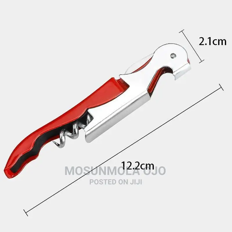 Stainless Steel Cork Screw Multifunction Wine Cap Opener