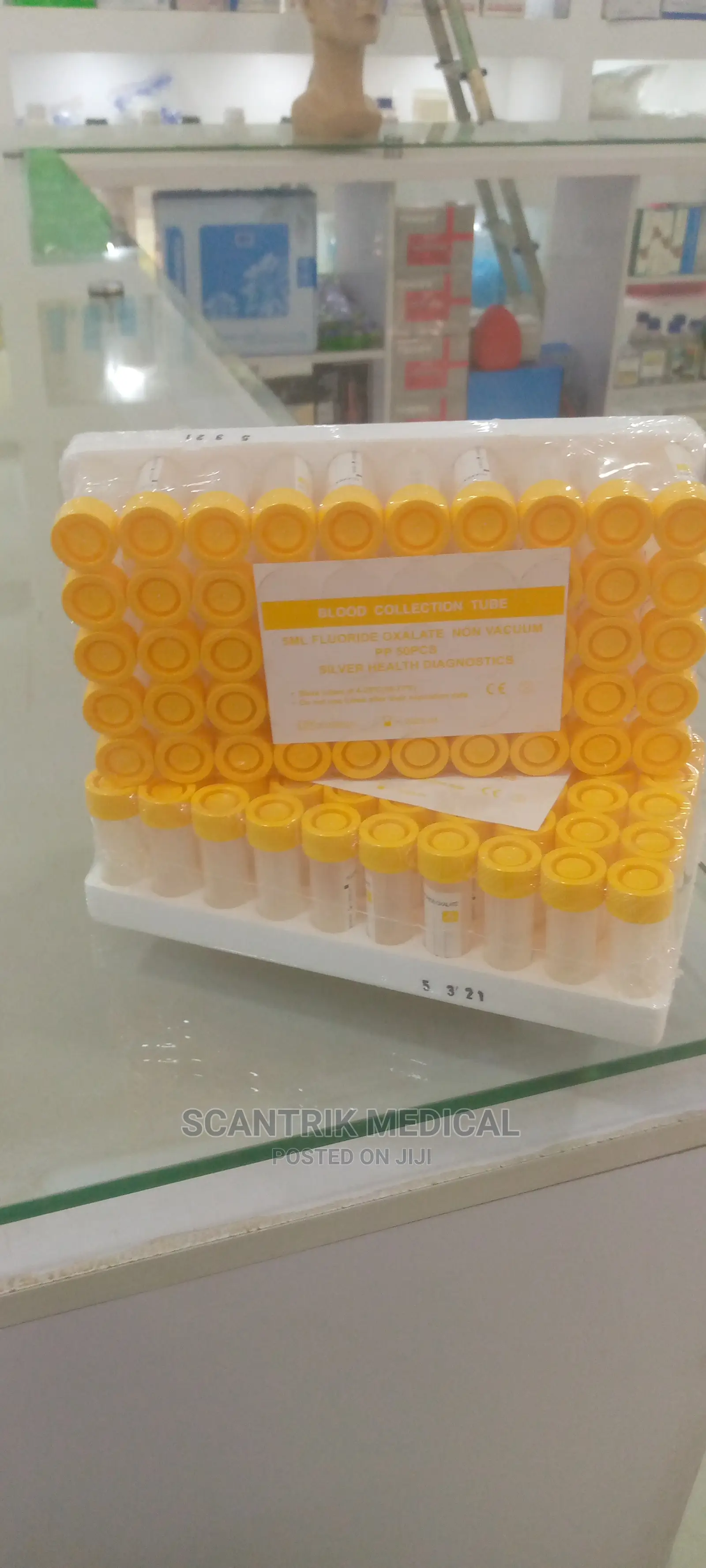 Quality Fluoride Oxalate Non Vacuum Laboratory Collection Tu