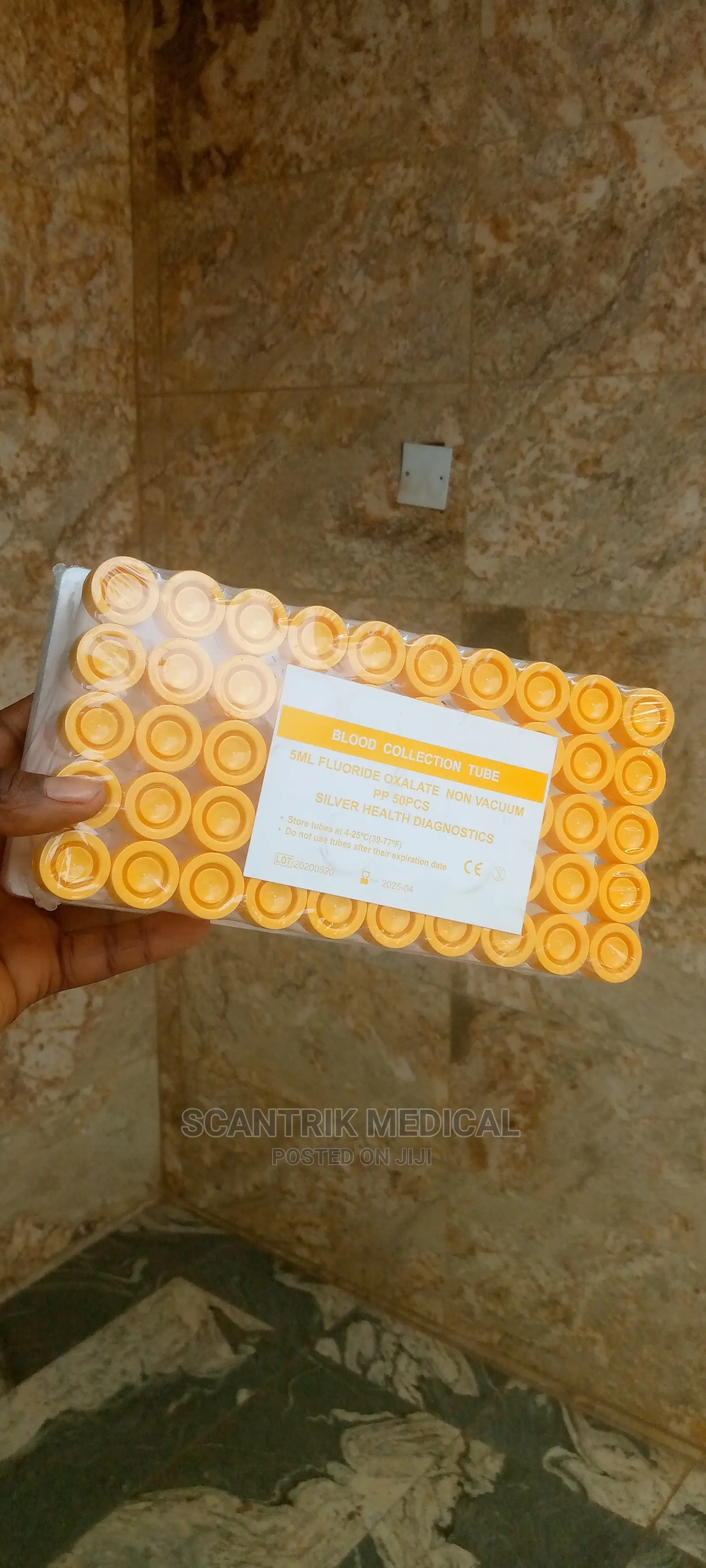 Fluoride Oxalate Non-Vacuum Blood Collection Tube,