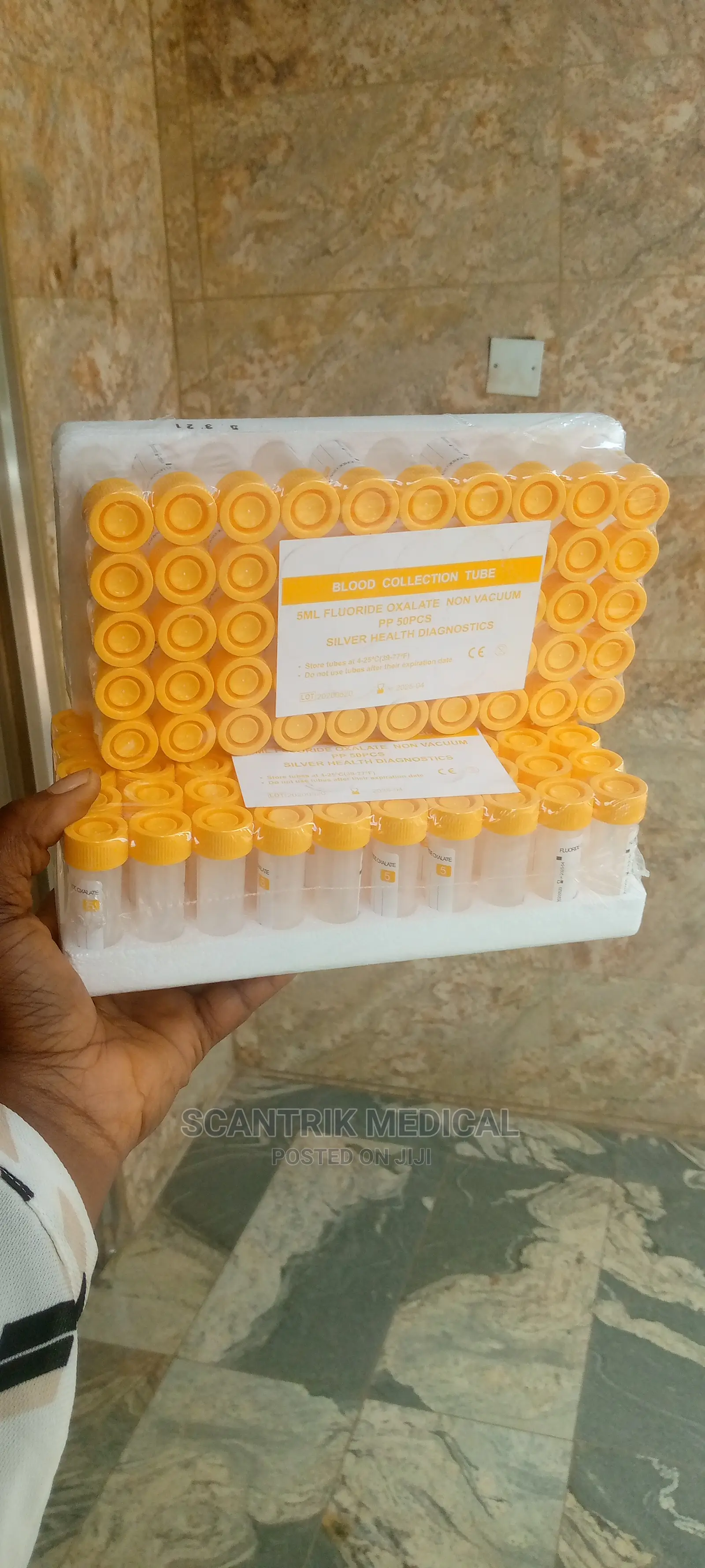Fluoride Oxalate Tubes Use for Blood Collection