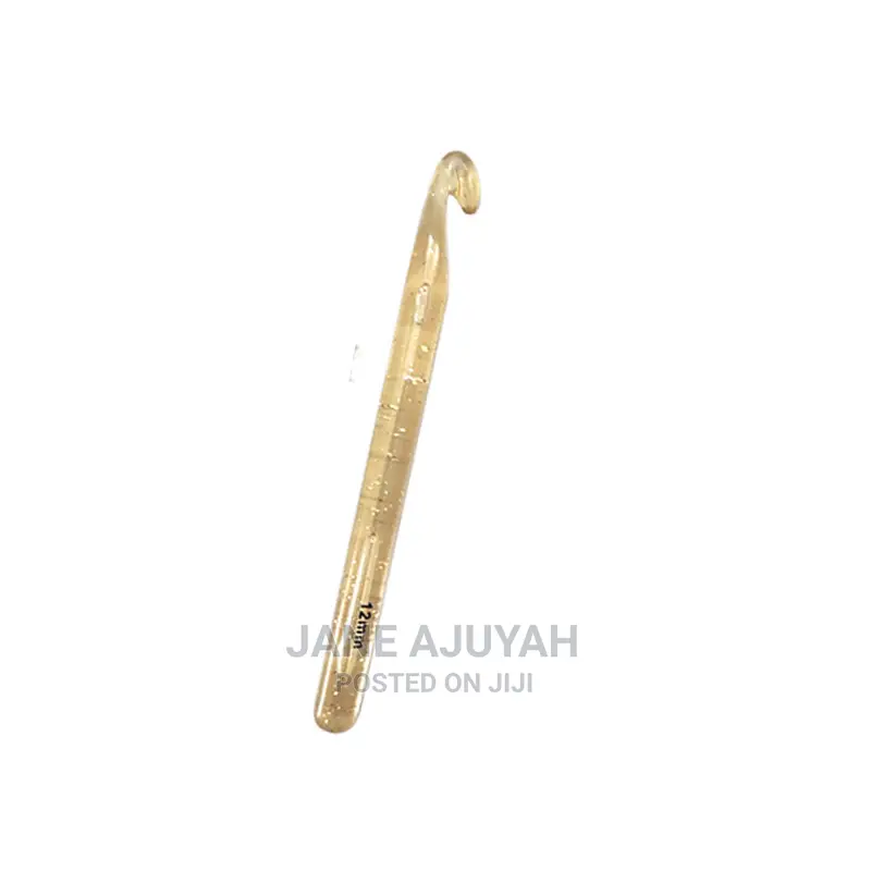 5pcs Set Large Size Transparent Craft Crochet Hook:12m-25mm