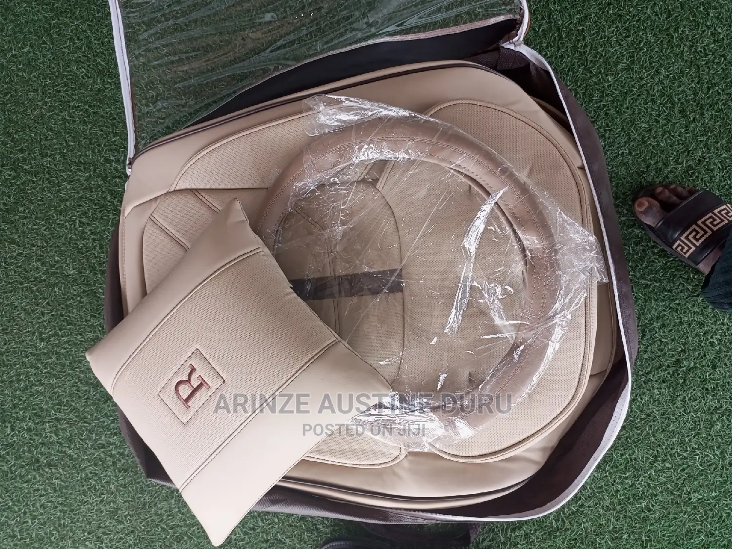 Foreign Seat Cover Cream Color