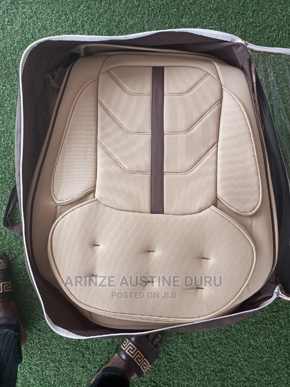 Foreign Seat Cover Cream Color