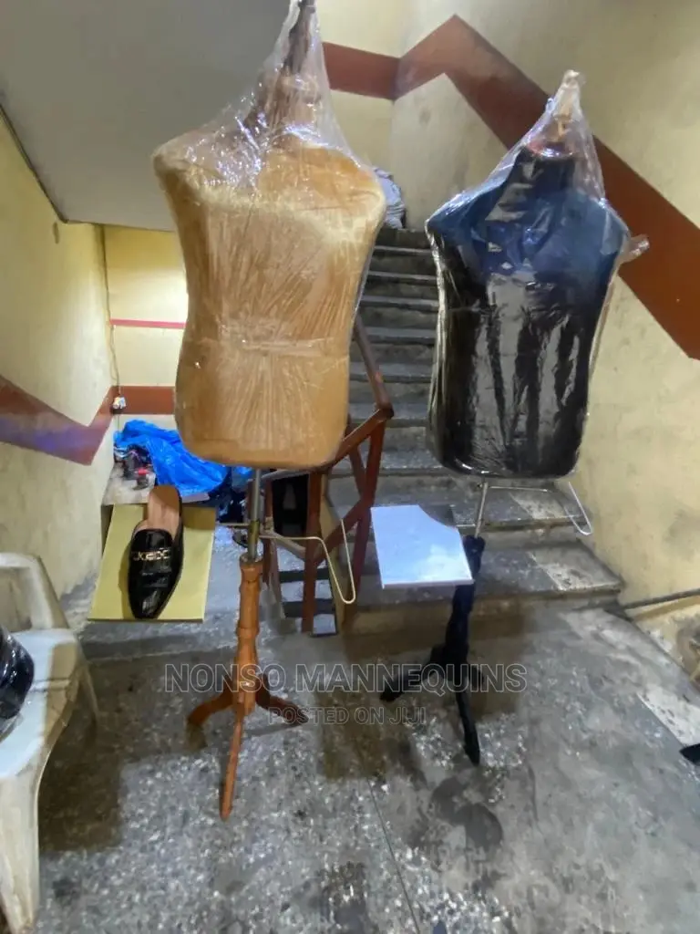 Male Dressform With Shoe and Trouser Stand .