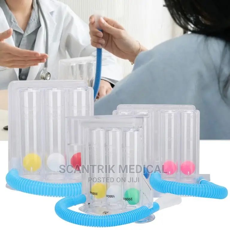 Portable Balls Spirometer Respiratory Lung Exerciser