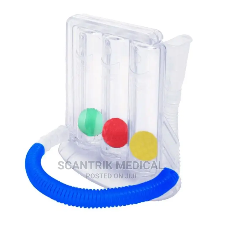 Quality 3 Ball Lung Respiratory Exerciser Spirometer