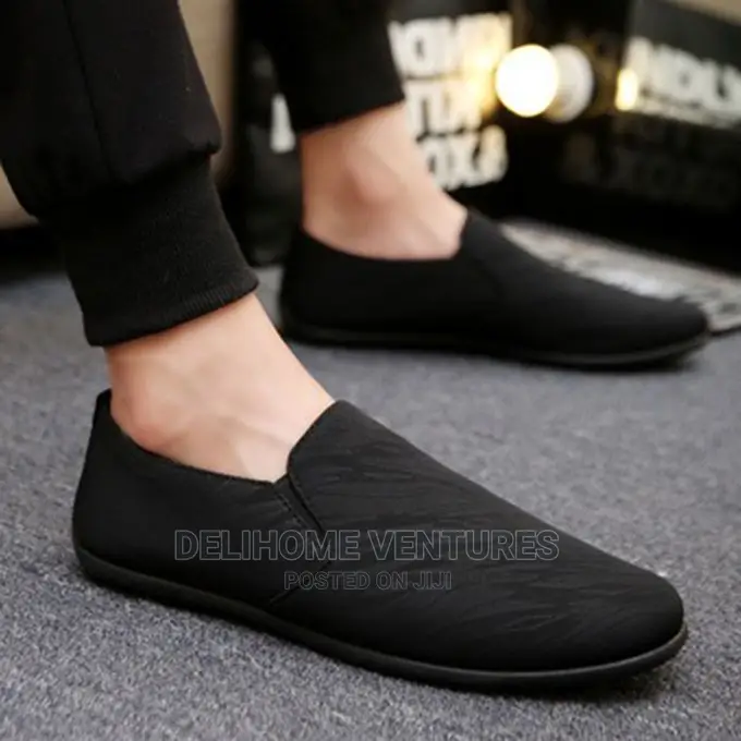 Men's Casual Loafers Shoes -Black