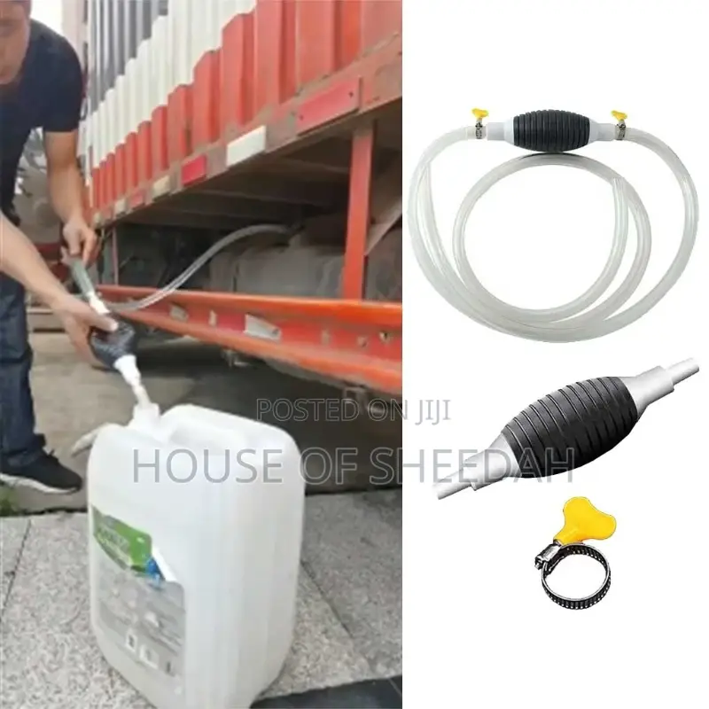 Car Fuel Tank Sucker Liquid Fuel Oil Transfer Pump,2m.