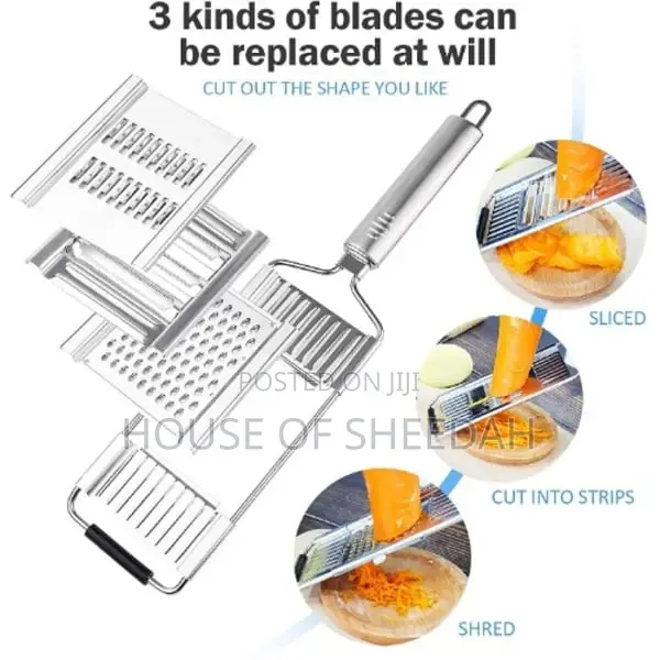Multifunctional Vegetable Slicer - 3 Changeable Blades