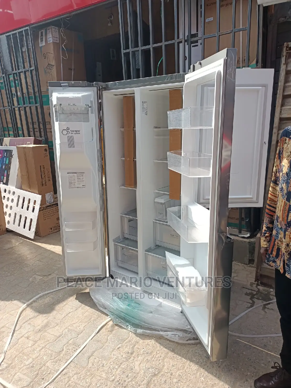 Lg Inverter Side by Side Fridge J257s With 10years Warranty