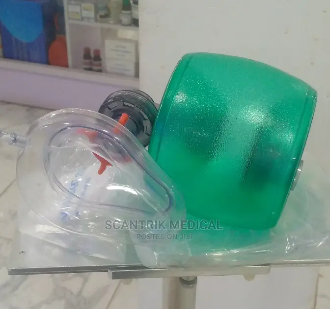 Manual Resuscitator Adult Ambu Bag Oxygen Tube CPR First