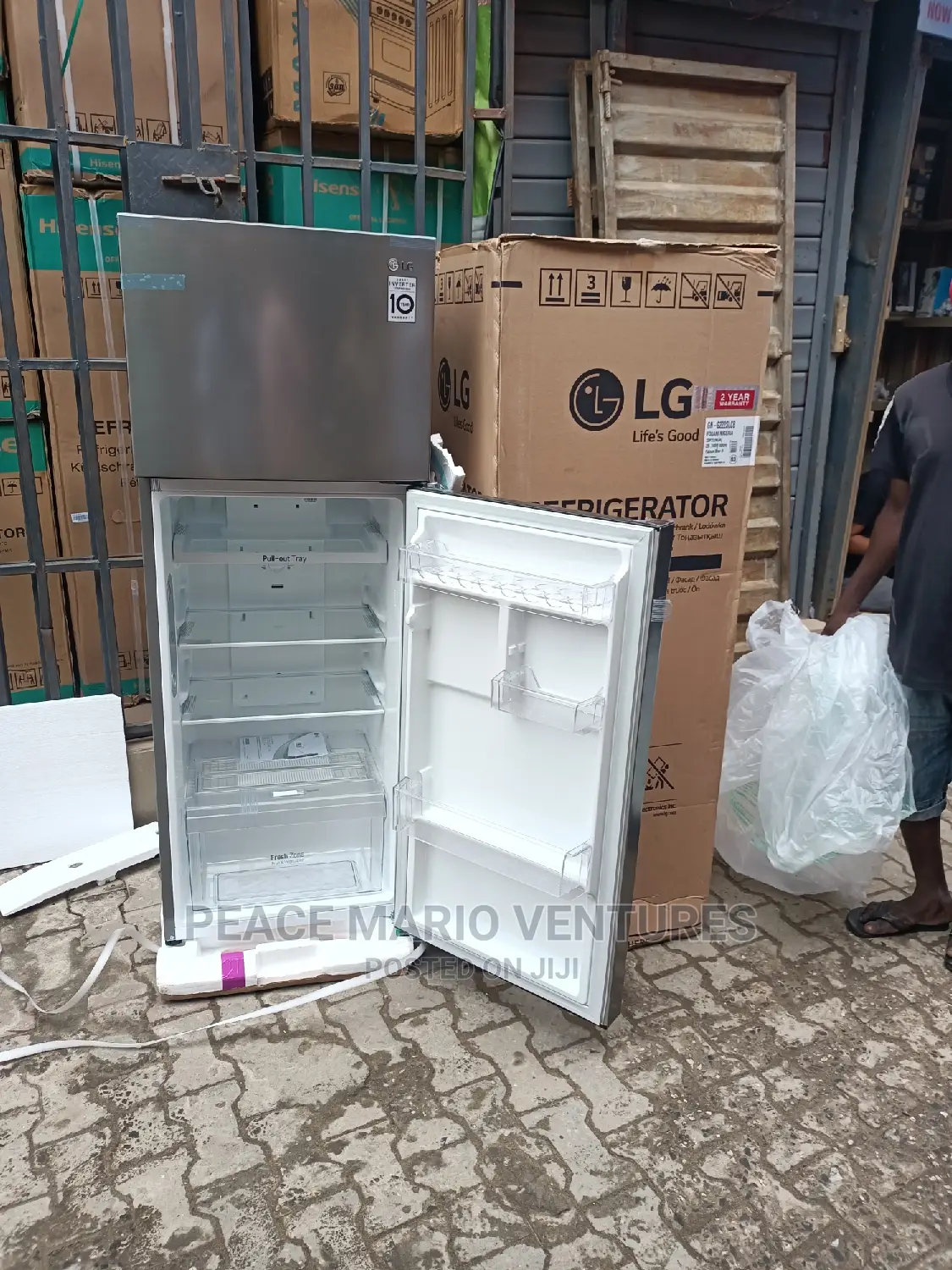 Lg Double Door Refrigerator With 10years Warranty