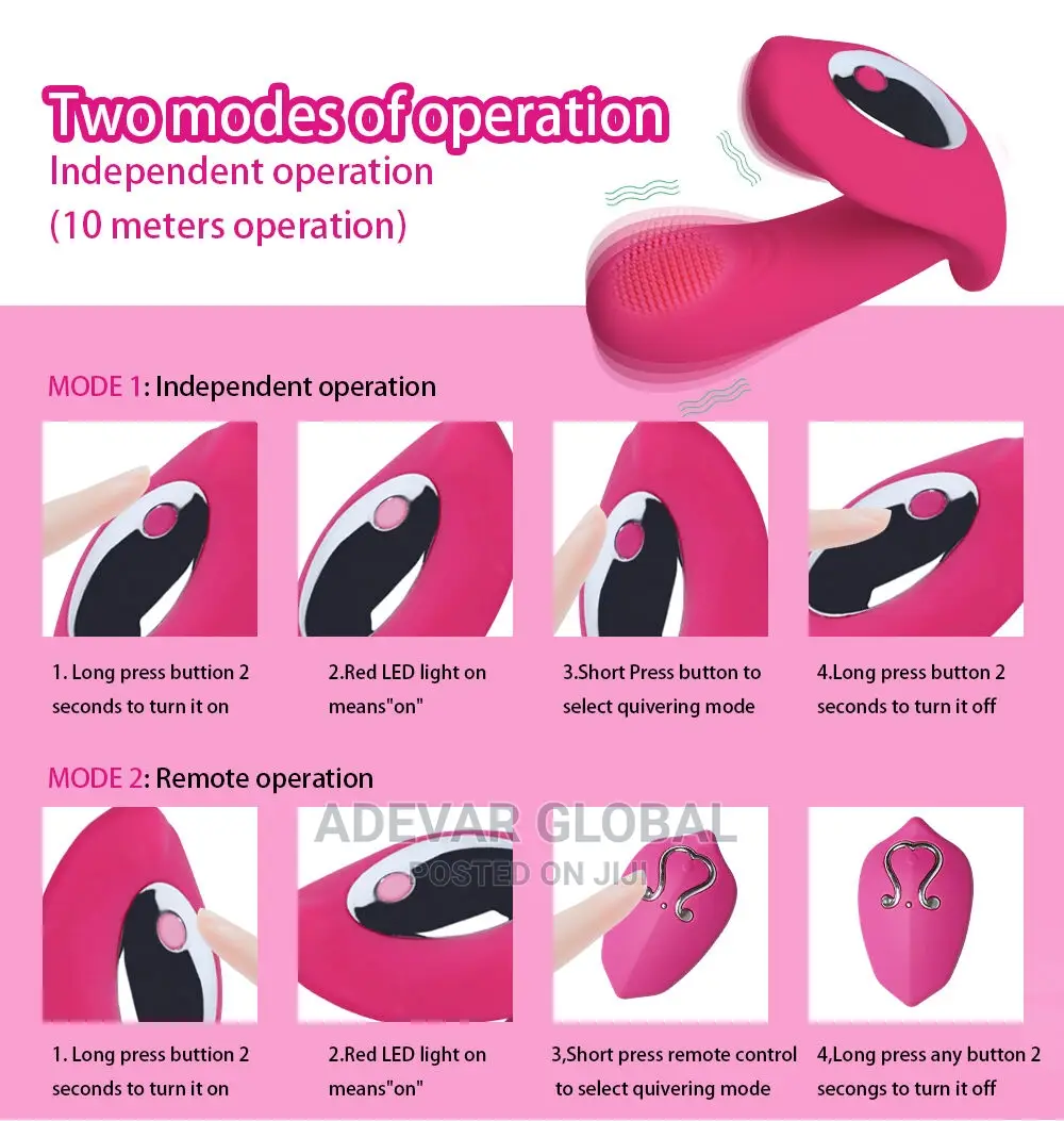 Remote Wearable Vibrator G-spot Clitoris Panty Sex Toys
