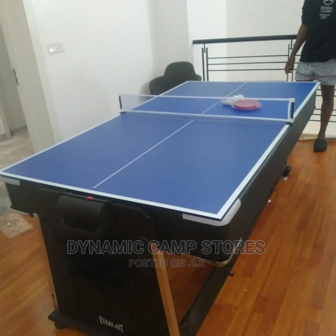 4 In 1 Snooker, Tennis, Air Hockey And Dining Table