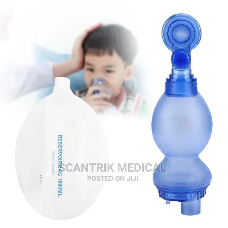 Portable Adult Disposable Bag, Mask And Valve Resuscitator