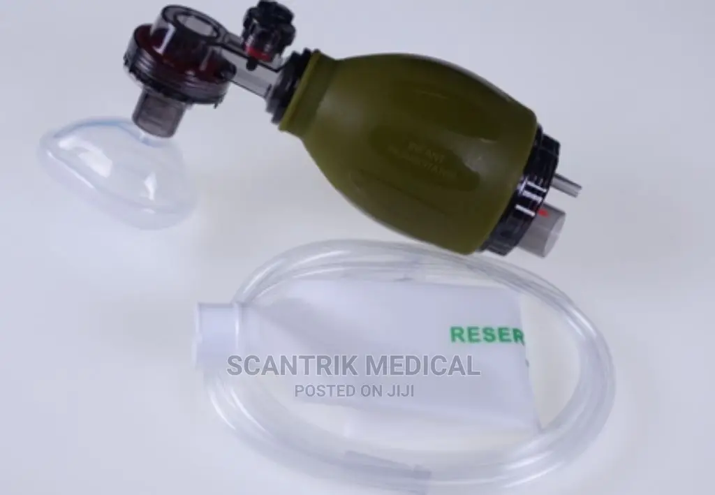 Portable Reusable Resuscitator Adult Mask